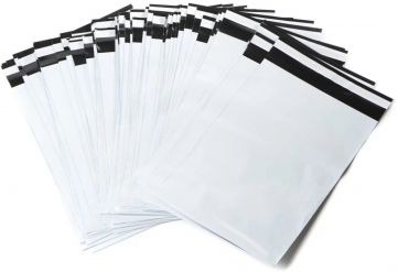 ПВД белые Курьерские пакеты с клеевым клапаном 40мкм