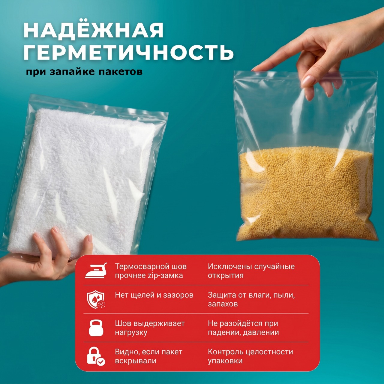 ПВД прозрачный пакет без клапана 25х30см 80мкм (500шт)