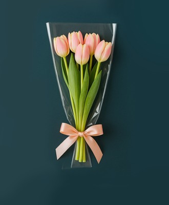 БОПП пакеты трапеция для цветов