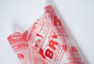 Пленка с рисунком "Газета" 700мм/15м/400гр 40мкм (10шт)