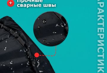 Курьерский пакет черный без кармана 11х15/4см 50мкм (500шт)
